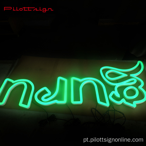 Publicidade de alta qualidade acrílico led iluminado sinal de néon
